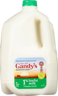 Gandy's 1% Lowfat Milk - 128 Oz - Image 2