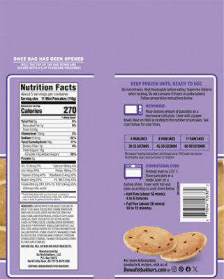 De Wafelbakkers Chocolate Chip Mini Pancakes - 21.2 Oz - Image 6