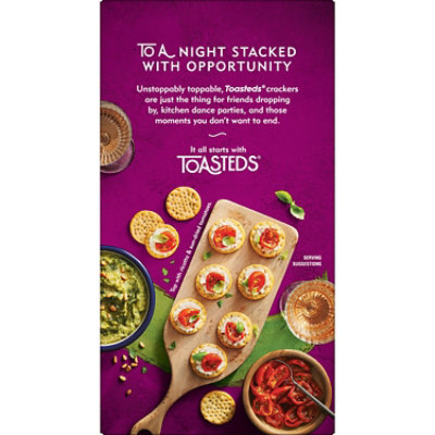 Toasteds Rosemary & Olive Oil Crackers - 8 Oz - Image 8