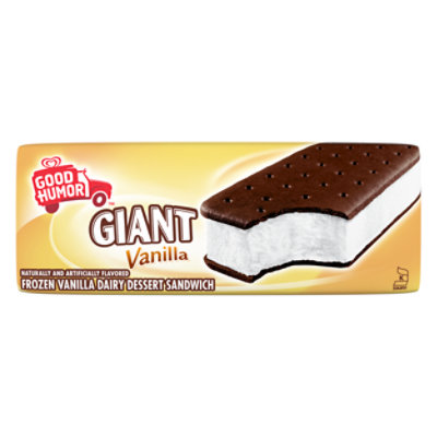 Good Humor Giant Vanilla Frozen Dairy Dessert Sandwich - Each - Image 1