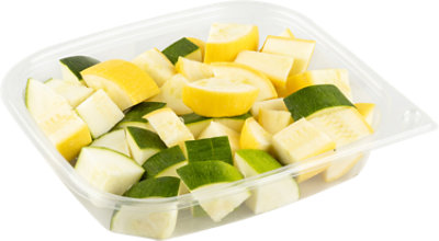 Fresh Cut Diced Zucchini/yellow Squash 10 Oz - 10 OZ - Image 1