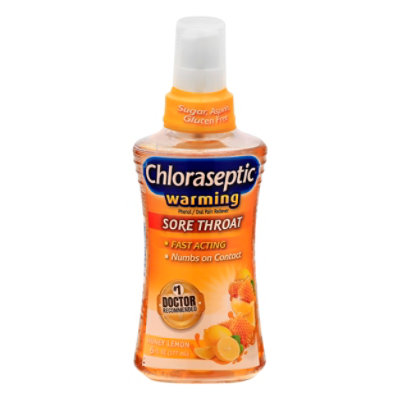 Chloraseptic Sore Throat Spray Warming Honey Lemon 6 Oz - 3 Pack - 6 OZ - Image 3