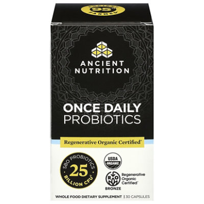 Ancient Nutrition Daily Probiotics 25b - 30 CT - Image 1