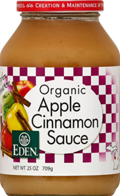 Eden Organic Apple Cinnamon Sauce - 25 Oz - Image 2