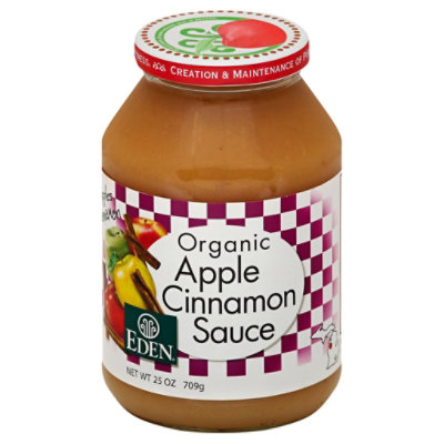 Eden Organic Apple Cinnamon Sauce - 25 Oz - Image 1