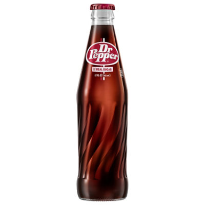 Dr Pepper Real Sugar - 12 OZ - Image 1