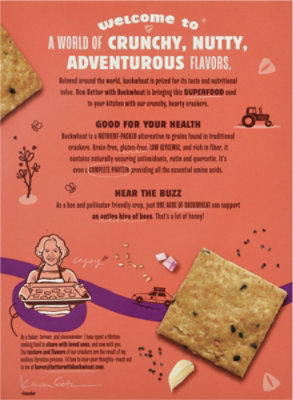 Better With Buckwheat Everything Crackers - 4.25 Oz - Image 5