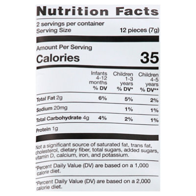 Puffworks Baby Organic Puffs Peanut Butter - 0.50 Oz - Image 3