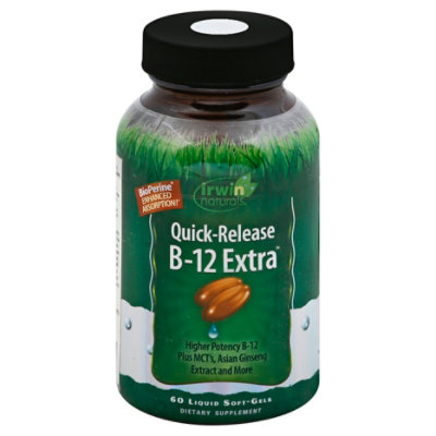 Irwin Naturals Quick-release B-12 Extra - 60 CT - Image 1