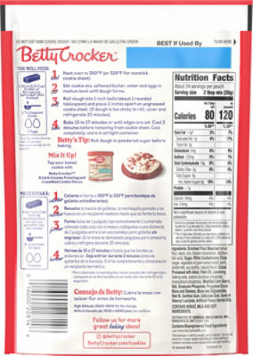 Betty Crocker Soft Baked Red Velvet Cookie Mix - 17.1 OZ - Image 5