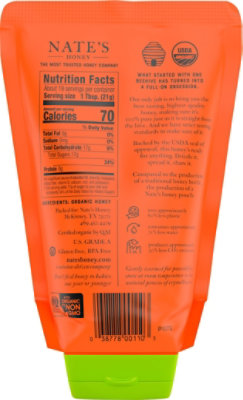 Nature Nate's Honey Co 100% Pure Organic Raw & Unfiltered Honey Pouch - 14 Oz - Image 5