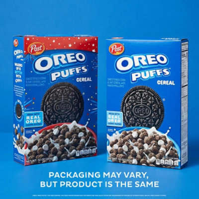 Post Oreo Puffs With Marshmallow Cereal Familiy Size - 16.5 Oz - Image 3
