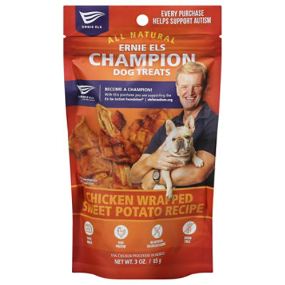 Ernie Els Dog Treat Jerky Chicken Sweet Potato - 3 OZ - Image 1