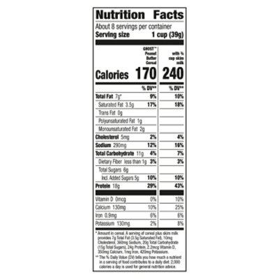 GHOST Protein Peanut Butter Cereal - 10.8 Oz - Image 3