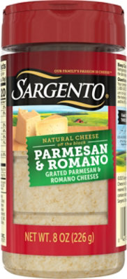 Sargento Parmesan & Romano Grated Cheese - 8 OZ - Image 3