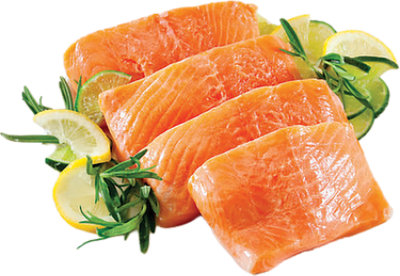 Salmon Atlantic Perfect Portions Fresh 5 Oz - Each - Image 1