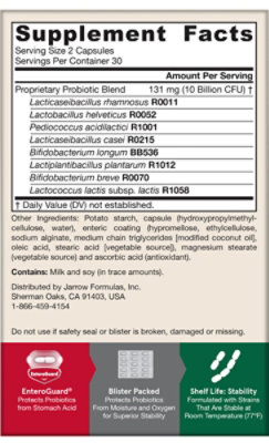Jarrow Formulas Supplement Dophilus Eps - 60 CT - Image 4