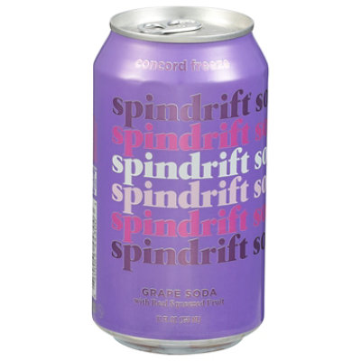 Spindrift Concord Freeze Grape Soda - 12 Oz - Image 1