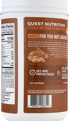 Quest Peanut Butter Milkshake Protein Powder - 25.6 Oz - Image 6