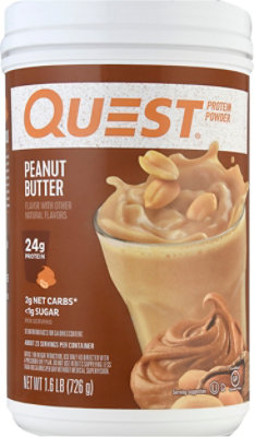 Quest Peanut Butter Milkshake Protein Powder - 25.6 Oz - Image 2