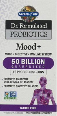 Garden Of Life Dr Formulated Probiotics Mood-acidophilus Probiotic - 60 CT - Image 2