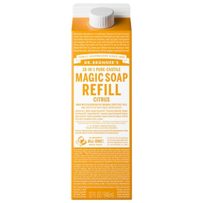 Bronner Soap Refill Citrus - 32 OZ - Image 1