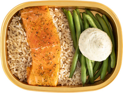 Readymeals Salmon Meditteranean W/green Beans - LB - Image 1