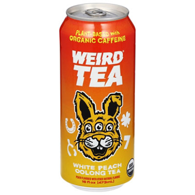 Drink Weird Organic White Peach Oolong Iced Tea - 16 Fl. Oz. - Image 1