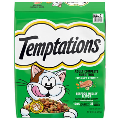 Temptations Dry Cat Food Adult Salmon And Shrimp - 13.5 LB - Image 2