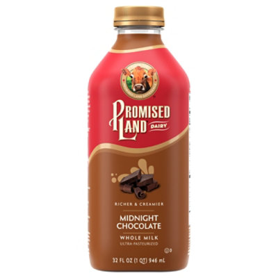 Promised Land Dairy Midnight Chocolate Whole Milk - 32 Oz - Image 1