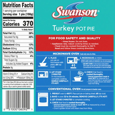 Swanson Turkey Pot Pie - 7 Oz - Image 6