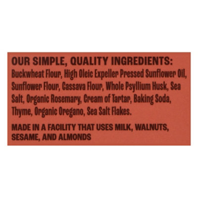 Better With Buckwheat Rosemary Herb Crackers - 4.25 Oz - Image 4