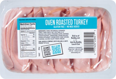 Carl Buddig Oven Roasted Turkey Mega Tub - 22 OZ - Image 5