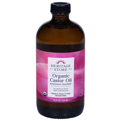 Heritage Castor Oil Organic - 16OZ - Image 1