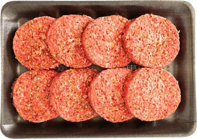 85% Lean Ground Beef Patty 15% Fat Valu Pack - LB - Image 1