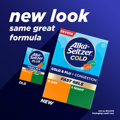 Alka-seltzer Pls Mx Strngth D&n Cld & Flu Pwrmx - 16 EA - Image 1