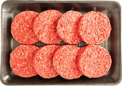 93% Lean Ground Beef Patty 7% Fat Valu Pack - LB - Image 1