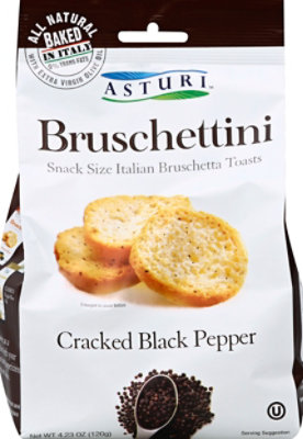 Asturi Bruschettini Cracked Black Pepper - 4.23 OZ - Image 2