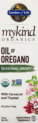 Garden Of Life Mykind Organics Oil Of Oregano Seasonal Drops - 1 OZ - Image 2