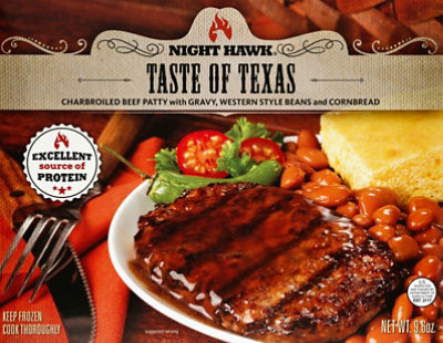 Nigh Hawk Taste Of Texas Charboiled Beef Patty Meal - 9.6 Oz - Image 2