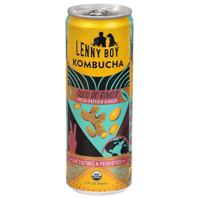 Lenny Boy Kombucha Kombucha Good Ol Ginger - 12 OZ - Image 1
