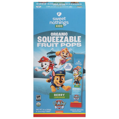 Sweet Nothings Smoothie Paw Patrol Berry Lemonade Fruit Pops - 6 Count - Image 2