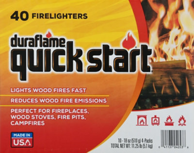 Duraflame Quick Start Firelighters - 40 Count - Image 2