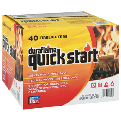 Duraflame Quick Start Firelighters - 40 Count - Image 1