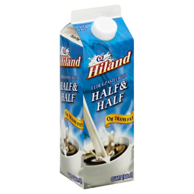 Hiland Dairy Half & Half - 32 Oz - Image 1