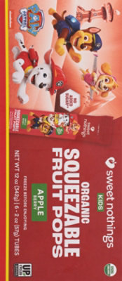 Sweet Nothings Smoothie Paw Patrol Apple Berry Fruit Pops - 6 Count - Image 5