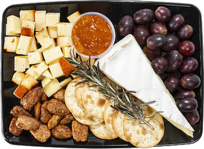 Brie And Smoked Cheddar Charcuterie Board - LB - Image 1