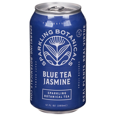 Sparkling Botanicals Blue Tea Jasmine Unsweetend Sparkling Tea - 12 Fl. Oz.