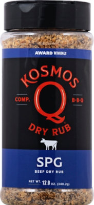 Kosmos Q SPG Beef Dry  Barbeque Rub - 12 Oz - Image 2