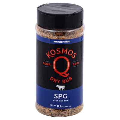 Kosmos Q SPG Beef Dry  Barbeque Rub - 12 Oz - Image 1